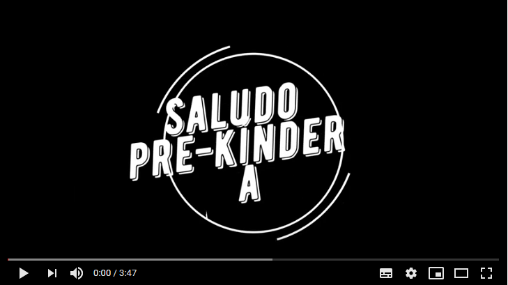 saludo prekinder A