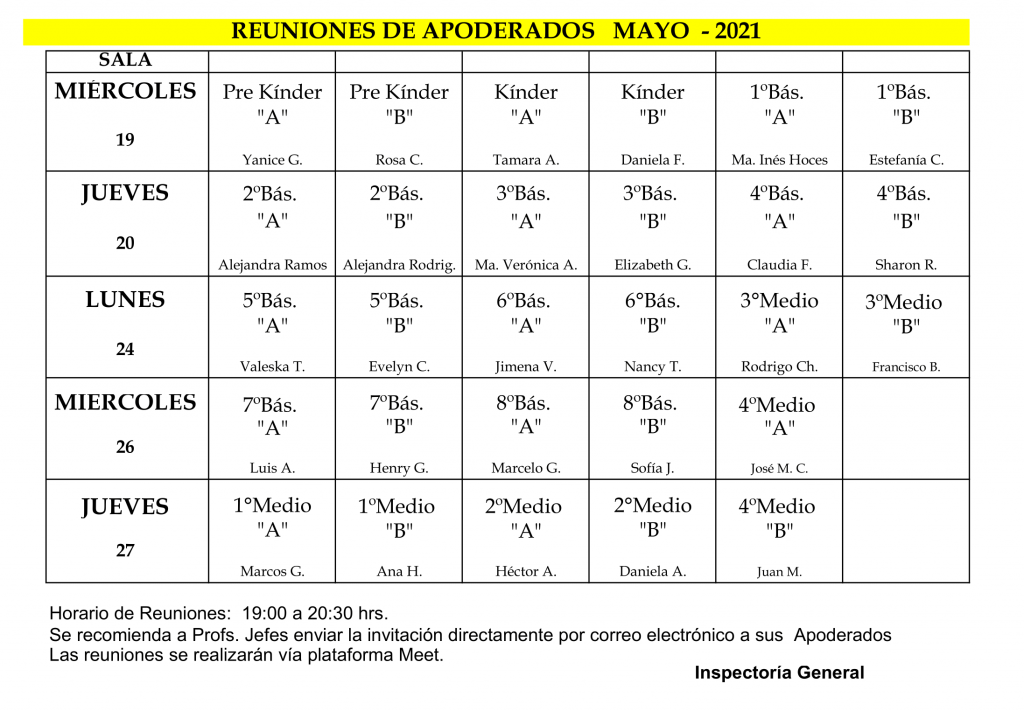 Reunión Apoderados Mayo 2021-1